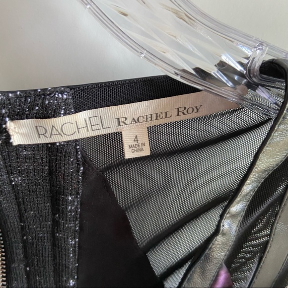 Rachel Rachel Roy mixed media sheath dress tweed - Picture 7 of 8